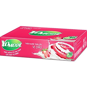 Sữa YoMost Dâu 190ml (>2 tuổi)