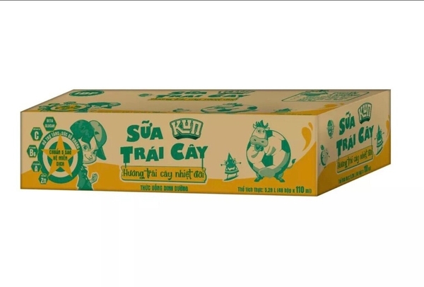 Sữa trái cây Lif Kun trái cây nhiệt đới 110ml (>2 tuổi)