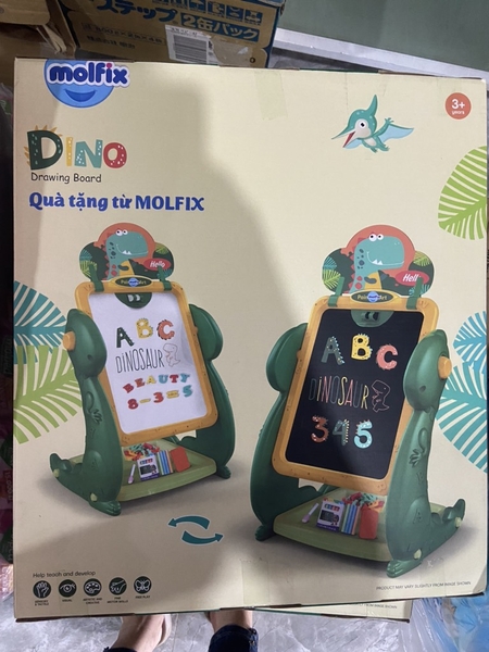 BẢNG VẼ 2 MẶT HÌNH KHỦNG LONG DINO – QUÀ TẶNG SIÊU XỊN TỪ MOLFIX