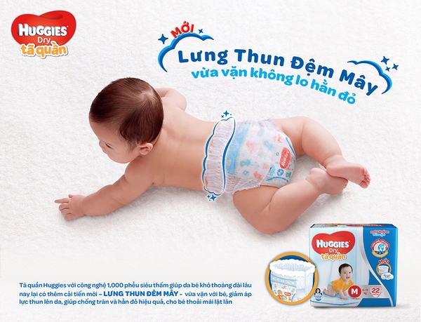 Bỉm - Tã quần Huggies size XL - 62 miếng tặng 8 miếng (Cho bé 12 - 17kg)