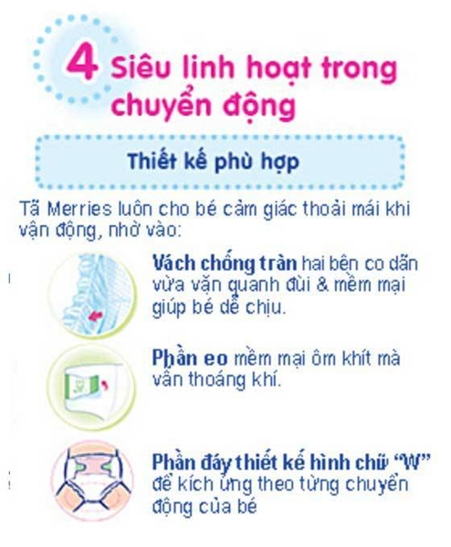 Bỉm - Tã dán Merries size S - 82 miếng (cho bé 4 - 8kg)