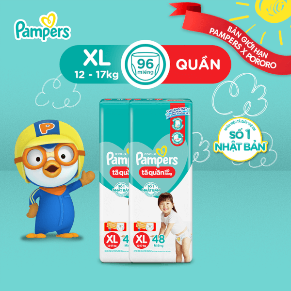 Pampers Quần Siêu Đại XL - 48*4