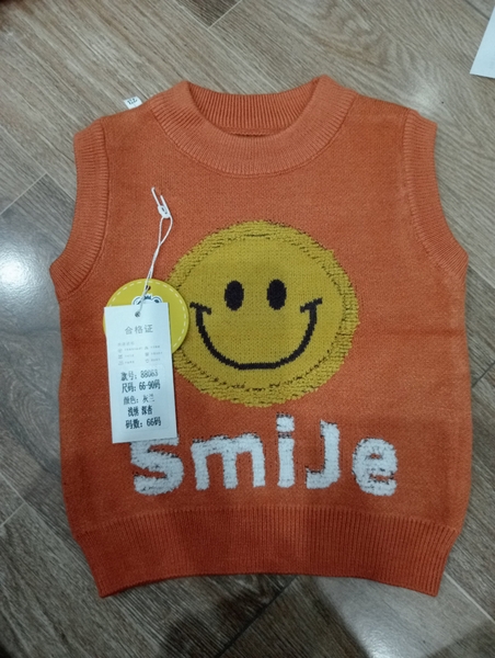Áo len ghile mặt cười