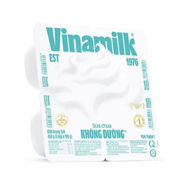 Sữa Chua Vinamilk Không Đường