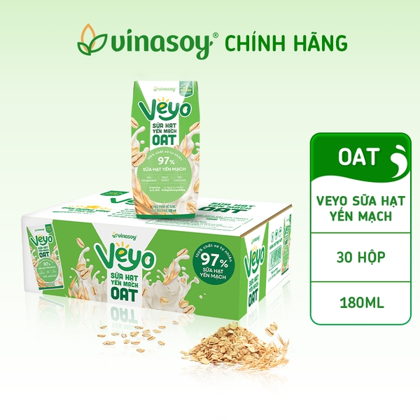 Sữa yến mạch óc chó veyo 180ml