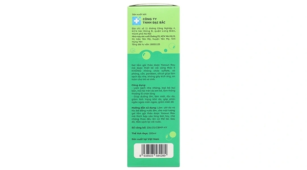 Gel tắm gội Yoosun 200ml