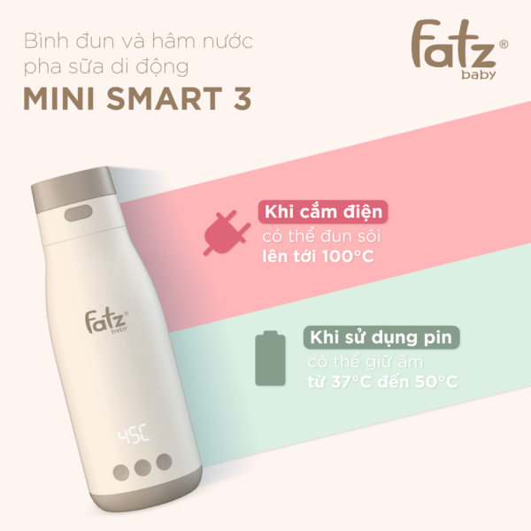 Bình đun nước di động Mini Smart 3
