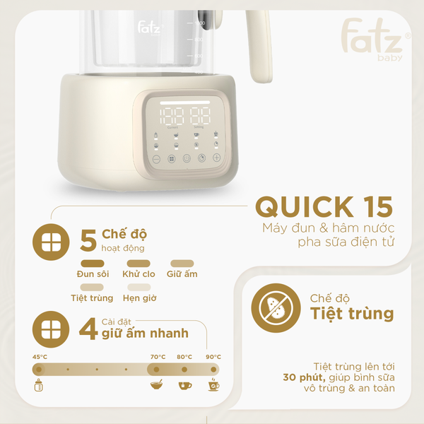 Máy Fatz đun và hâm nước Quick 15