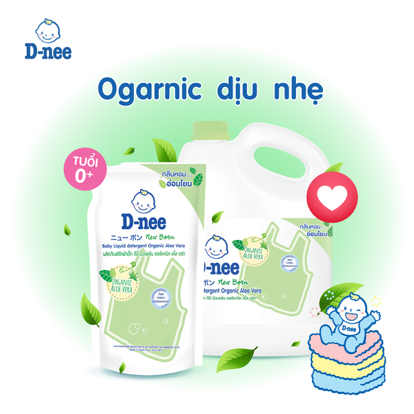 Nước giặt Dnee xanh lá 3Lít