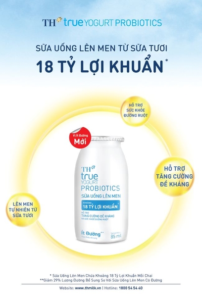 Sữa chua uống TH ít đường