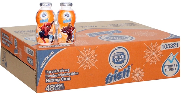 Sữa chua uống hương cam Fristi 80ml