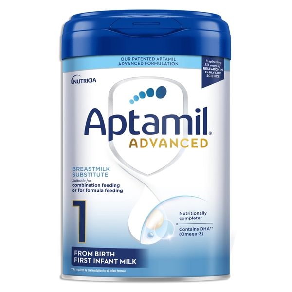 Sữa Aptamil Advanced số 1 900g của Anh cho trẻ từ 0-6 tháng