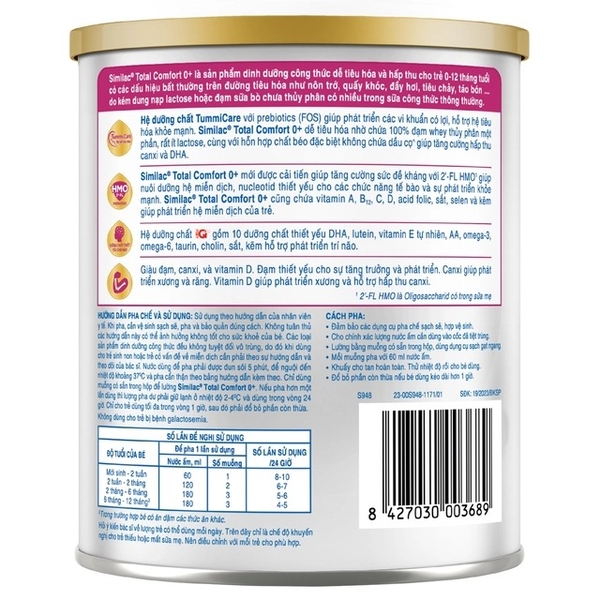 Similac Total Comfort 380g 0+