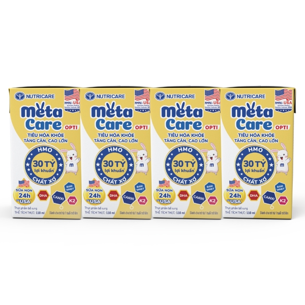 Sữa pha sẵn metacare opti vàng 110ml