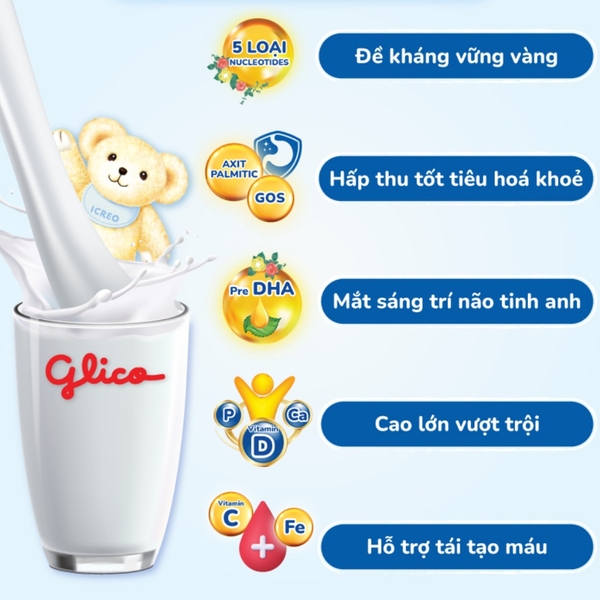 Sữa Glico Icreo số 1 820g nội địa Nhật cho bé 1Y-3Y
