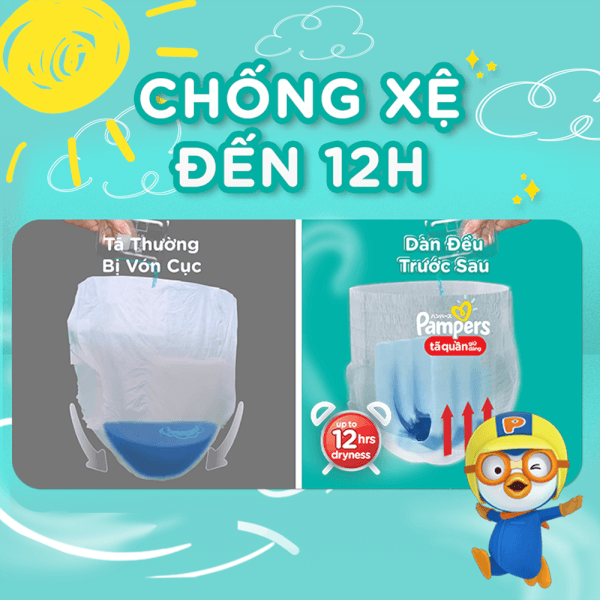 Pampers Quần Siêu Đại XL - 48*4