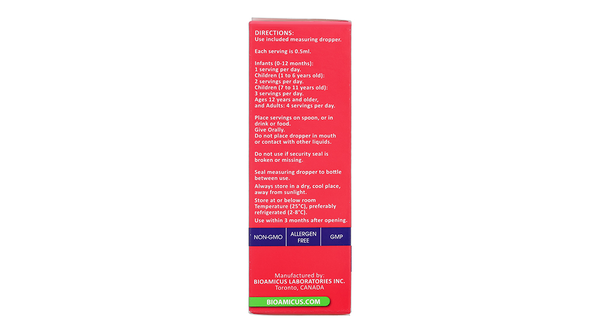 Dầu Cá BioAmicus Omega-3 hỗ trợ phát triển não bộ và thị giác chai 30ml