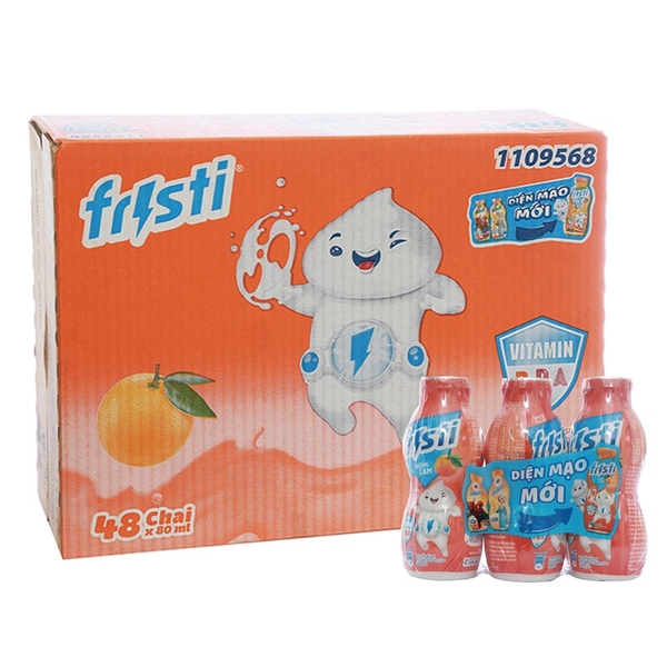 Sữa chua uống hương cam Fristi 80ml