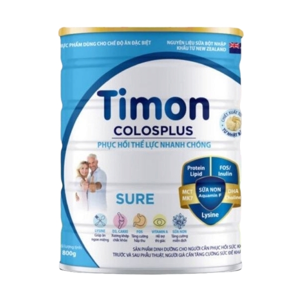 Sữa Timon Colosplus Sure (800g) phục hồi sức khoẻ