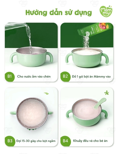 Bột Ăn Dặm Mămmy Gà Hầm Cà Rốt 140g