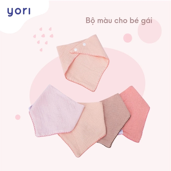 Yếm quàng cổ Yori 4 lớp (YPK120)