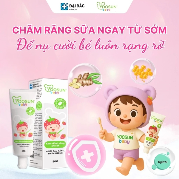 Kem đánh răng yoosun baby 1+