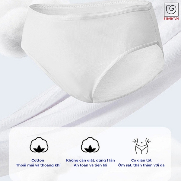 sét 5 quần lót Baby Love cam