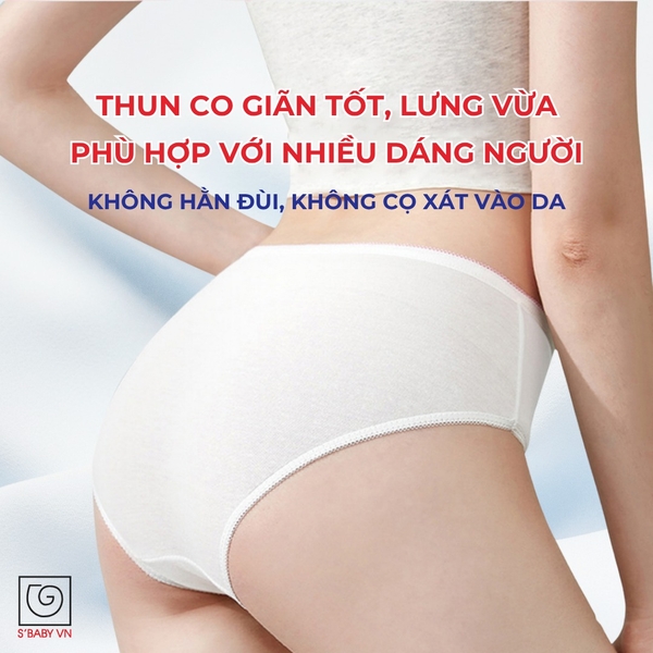 sét 5 quần lót Baby Love cam