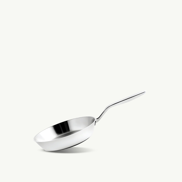 Chảo inox 316 liền khối, cạn lòng, size 20cm