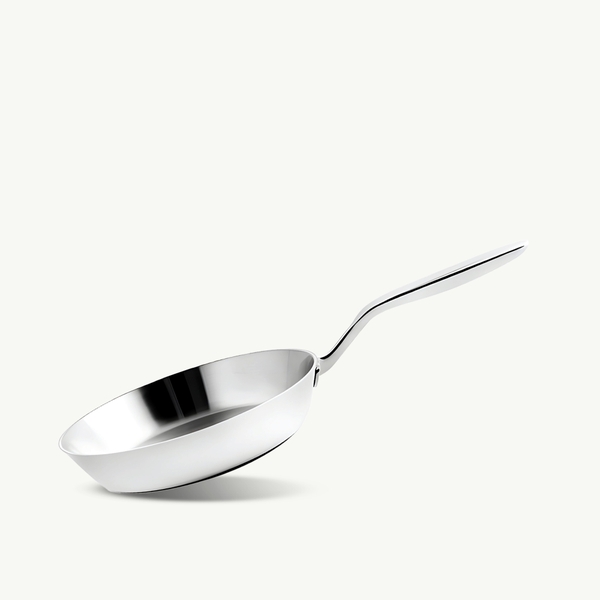 Chảo inox 316 liền khối, cạn lòng, size 26cm