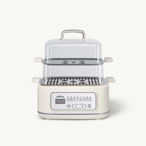 Nồi hấp 3 tầng đa chức năng, vỉ inox an toàn