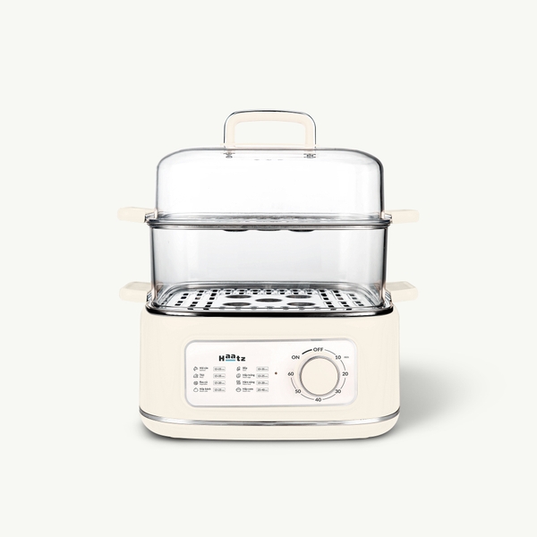 Nồi hấp 3 tầng đa chức năng, vỉ inox an toàn
