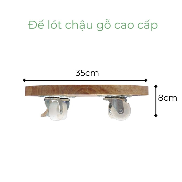 Đế lót để chậu cây có bánh xe cao cấp
