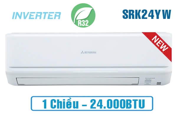 Điều hòa Mitsubishi Heavy 1 chiều Inverter 24000BTU SRK/SRC24YW-W5