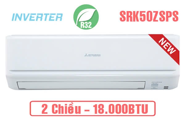 Điều hòa Mitsubishi Heavy 2 chiều Inverter 18000BTU SRK/SRC50ZSPS-W5