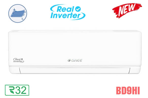 Điều hòa Gree 2 chiều Inverter 9000BTU BD9HI