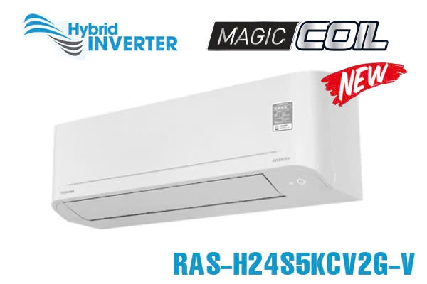 Điều hoà Tosiba 1 chiều Inverter 24000BTU RAS-H24S5KCV2G-V