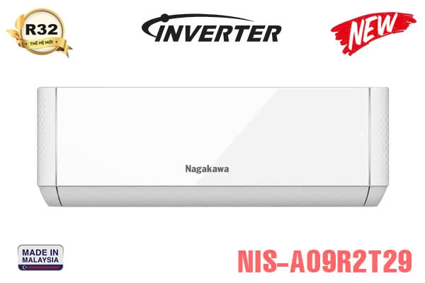 Điều hòa Nagakawa 2 chiều Inverter 9000BTU NIS-A09R2T29