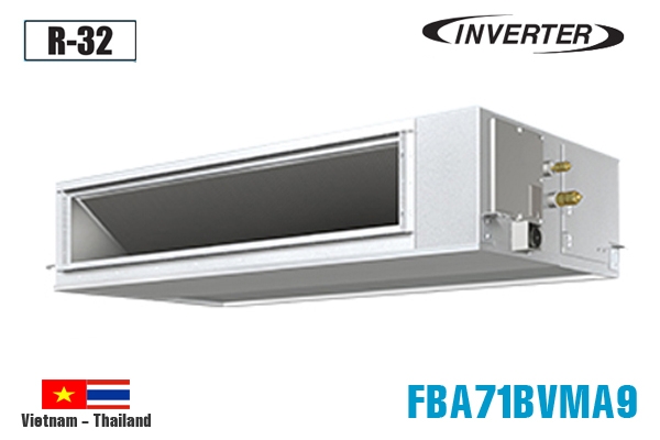 Điều hoà âm trần nối ống gió Daikin loại cao cấp 24.000 BTU 1 chiều inverter điện 1 Pha có bơm FBA71BVMA9/RZF71DVM