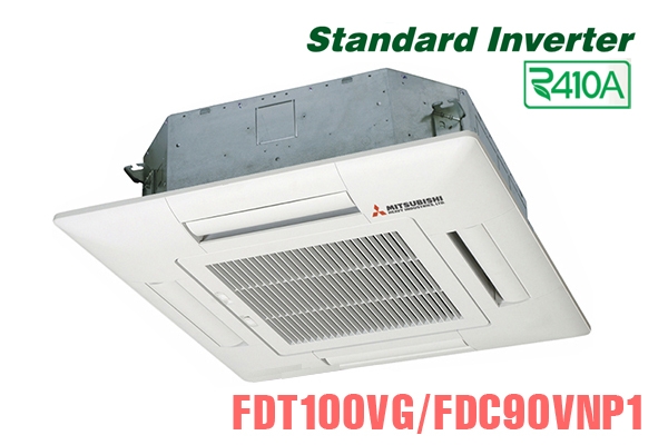 Điều hoà âm trần Mitsubishi Heavy 30.000 BTU 2 chiều inverter điện 1 Pha FDT100VH/FDC90VNP-W