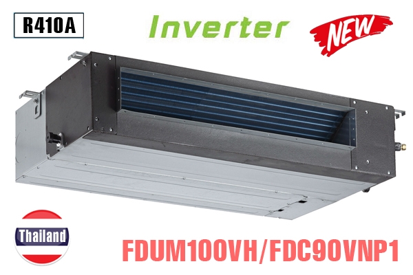 Điều hoà âm trần nối ống gió Mitsubishi Heavy 30.000 BTU 2 chiều inverter điện 1 Pha FDUM100VH/FDC90VNP-W