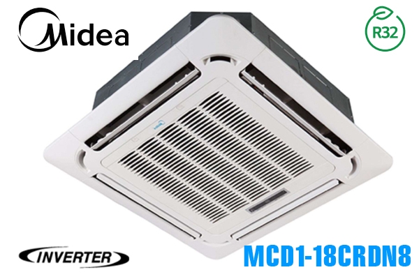 Điều hoà âm trần Midea 18.000 BTU 1 chiều inverter điện 1 Pha MCD1-18CRDN8