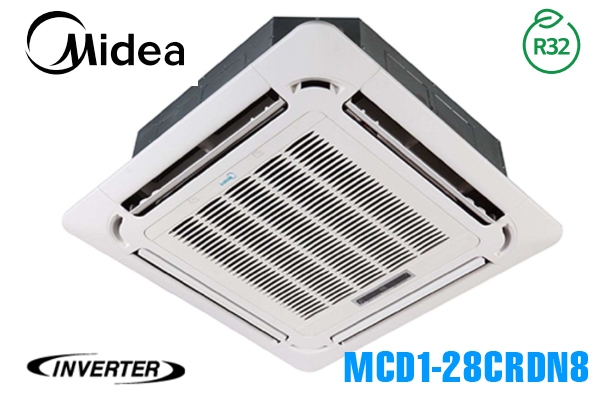 Điều hoà âm trần Midea 28.000 BTU 1 chiều inverter điện 1 Pha MCD1-28CRDN8