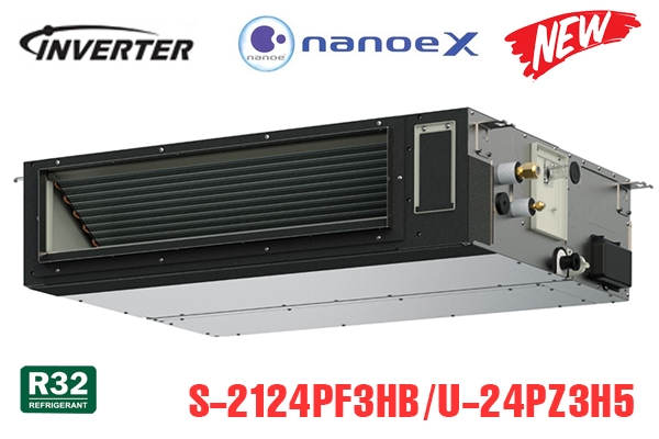 Điều hoà âm trần nối ống gió Panasonic  24.000 BTU 2 chiều inverter điện 1 Pha S-2124PF3HB/U-24PZ3H5
