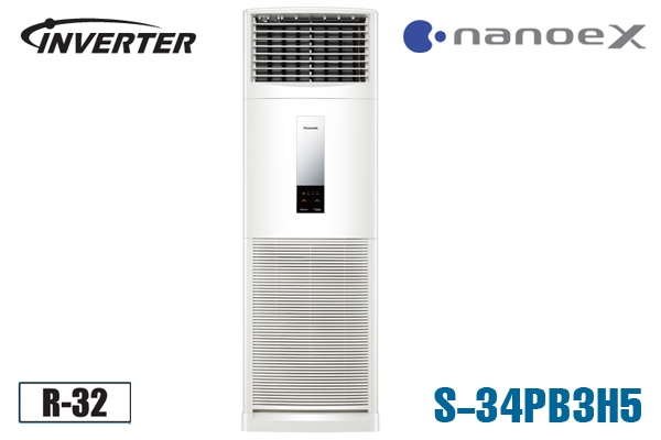 Điều hoà tủ đứng Panasonic 34.000 BTU 1 chiều inverter điện 1 Pha S-34PB3H5