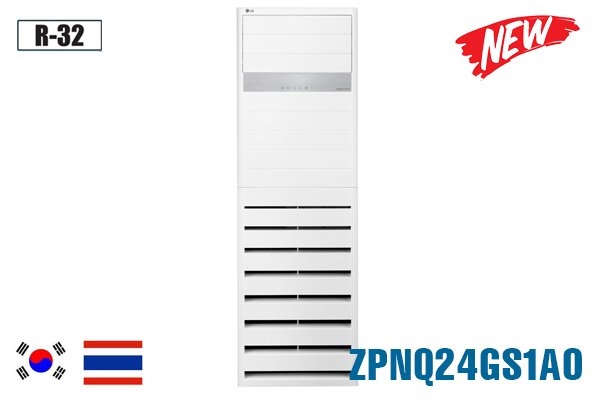 Điều hoà tủ đứng LG 24.000 BTU 1 chiều inverter điện 1 Pha ZPNQ24GS1A0