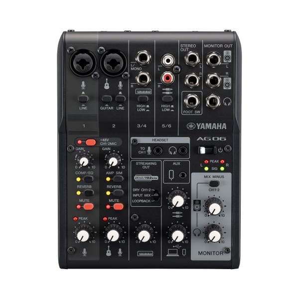 Mixer Livestream: YAMAHA AG06 MKII