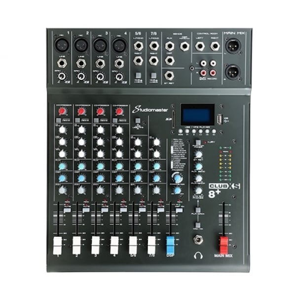 Bộ trộn analog 8 kênh StudioMaster CLUBXS 8+