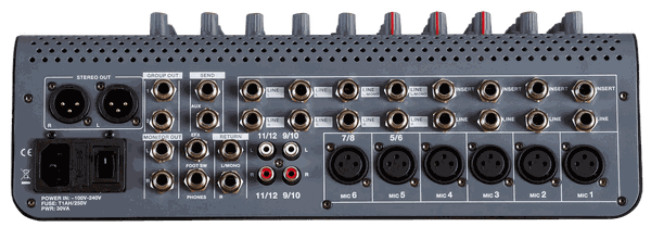 BÀN MIXER ANALOG CHÍNH HÃNG: STUDIOMASTER  C6XS - 12