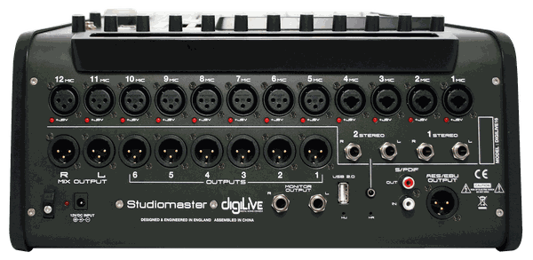 BÀN MIXER DIGITAL CHÍNH HÃNG: STUDIOMASTER DIGILIVE 16